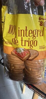 Pan Tostado 100% Integral de Trigo