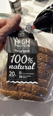 Pan de molde high protein