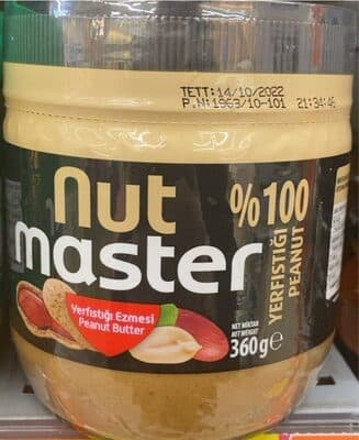 Nut Master %100 Yerfıstığı Ezmesi