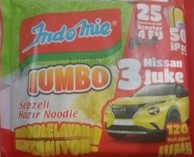 İndomie Hazır Noodle Jumbo Paket