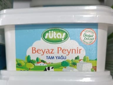 Sütaş beyaz peynir 250 tam yağlı