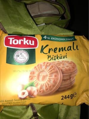 Torku Biscuits With Hazelnut Cream 4-packed