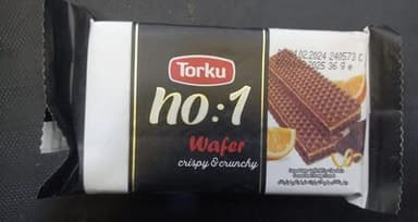 Wafer ho:1 Torku) crispy Gounchy برتقال وكاكاو