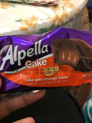 Ulker Alpella Cake With Orange Sauce - 50 GR