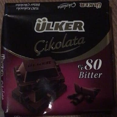 %80 Bitter Çikolata