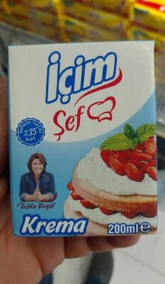 İçim krema 200 milim