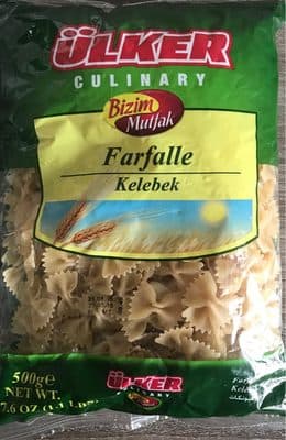 Ulker Bizim Mutfak Farfalle Pasta 500G