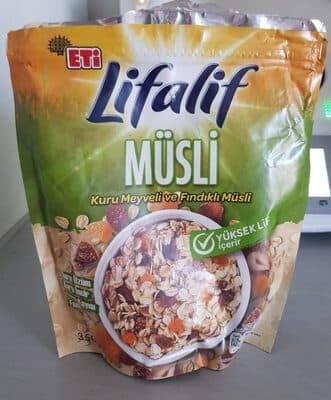 Lifalif Müsli Kuru Meyveli ve Fındıklı