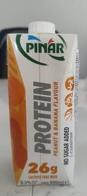 Pinar boisson melangee au lait écrémé sans lactose