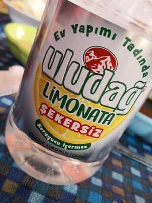 Uludağ limonata 1 lt şekersiz