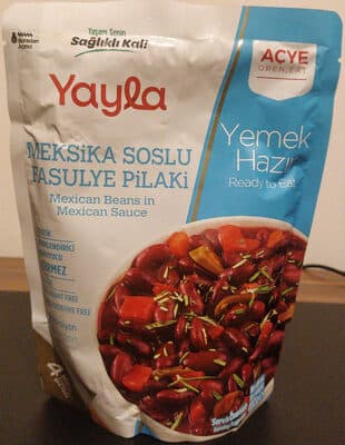 Meksika Soslu Fasulye Pilaki