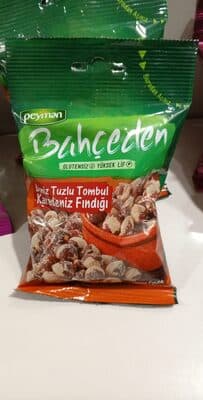 Deniz tuzlu tombul Karadeniz fındığı küçük