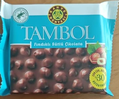 Tambol Fındıklı Sütlü Çikolata