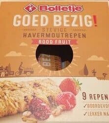Goed Bezig! Stevige Havermoutrepen Rood Fruit