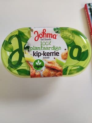 Plantaardige kip-kerrie salade