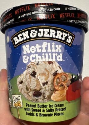Netflix & Chill'd Peanut Butter Ice Cream
