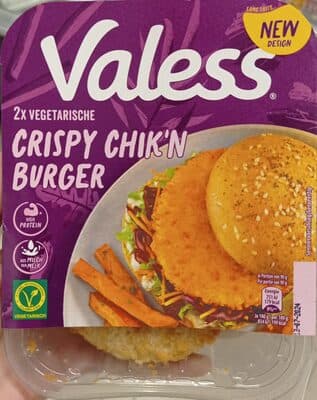 Crispy chick'n burger