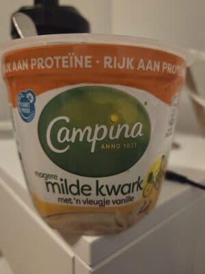 Milde kwark, met ‘n vleugje vanille