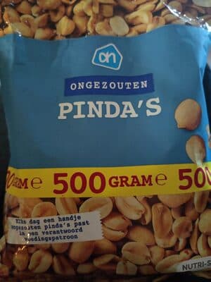 Ongezouten Pinda's