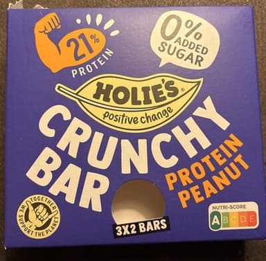 Crunchy bar protein peanut
