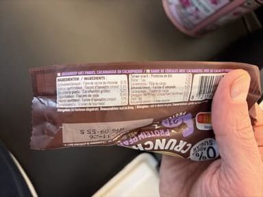 0% ADDED SUGAR PROT HOLIE'S Positive change CRUNCH