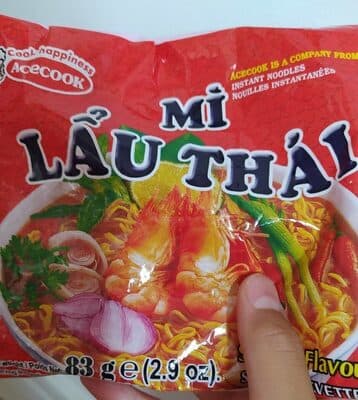 Va Mi Lau Thai Instant Nudeln Mit Garnelen Geschmack