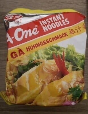 A-one instant noodles mi ga Huhngeschmack