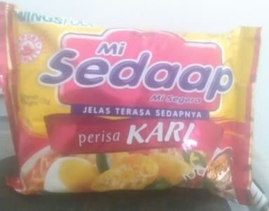 Mi sedaap. Mi segara. Jelas terasa sedapnya. Perisa kari
